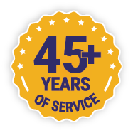 45 Years of Service